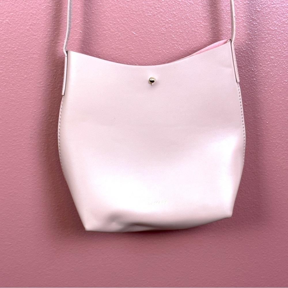 Samara Medium Shoulder Bag in peony crossbody Vegan Leather